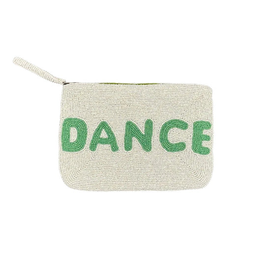 Jacksons Dance beaded purse - White | Green - Collector Store