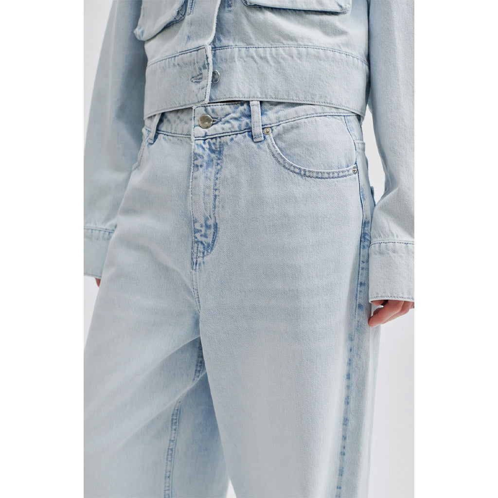 Second Female Fira Jeans - Light Blue Denim - Collector Store