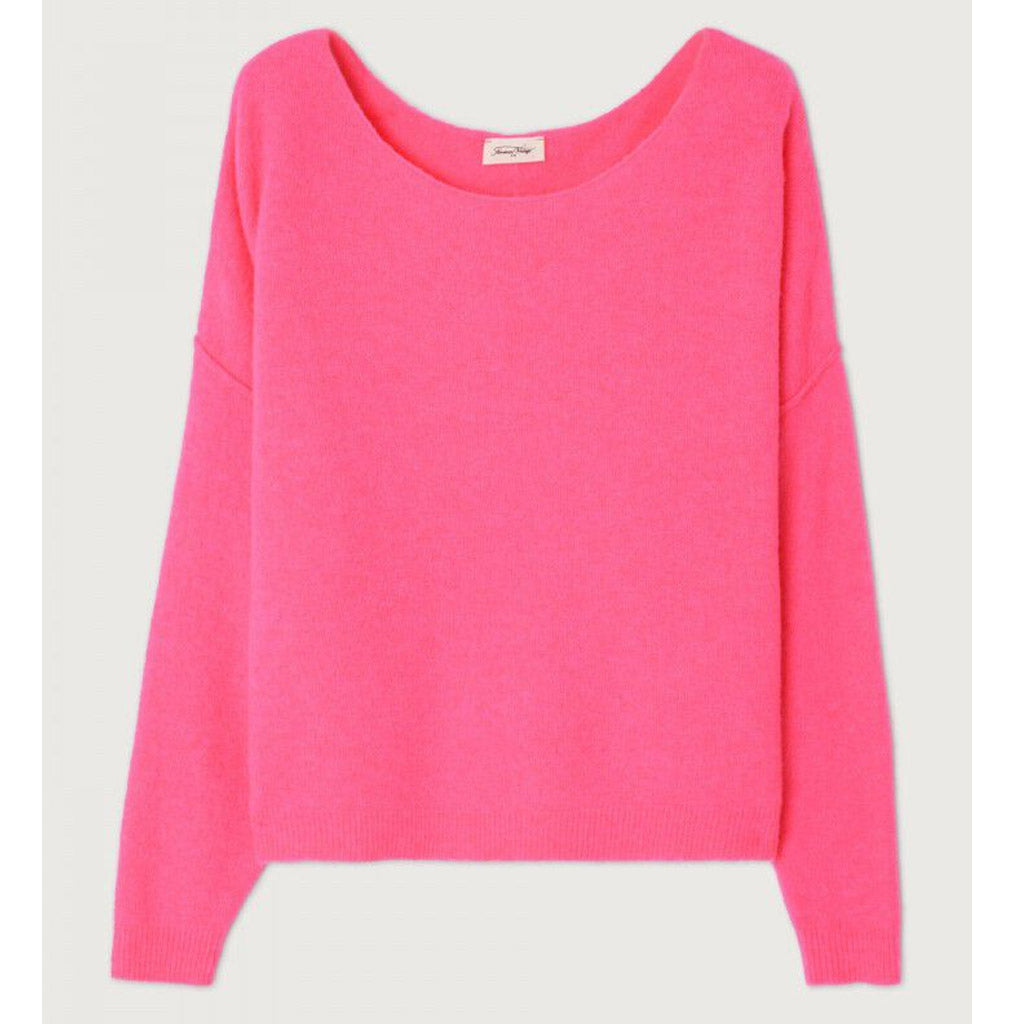 American Vintage - Damsville Jumper - FLURO PINK - Collector Store