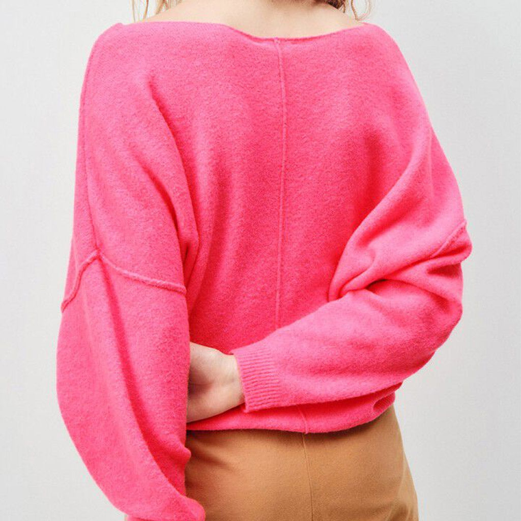 American Vintage - Damsville Jumper - FLURO PINK - Collector Store