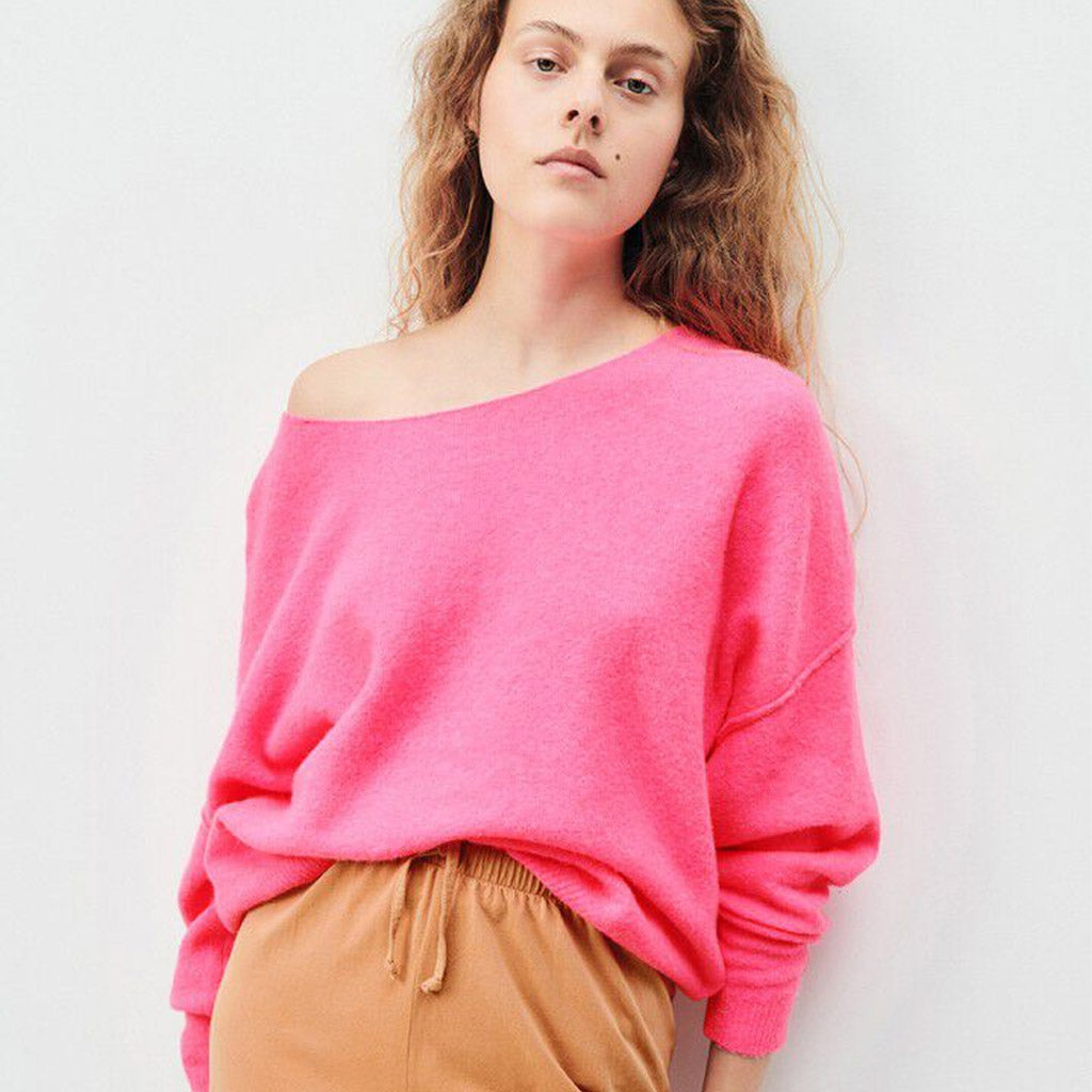 American Vintage - Damsville Jumper - FLURO PINK - Collector Store