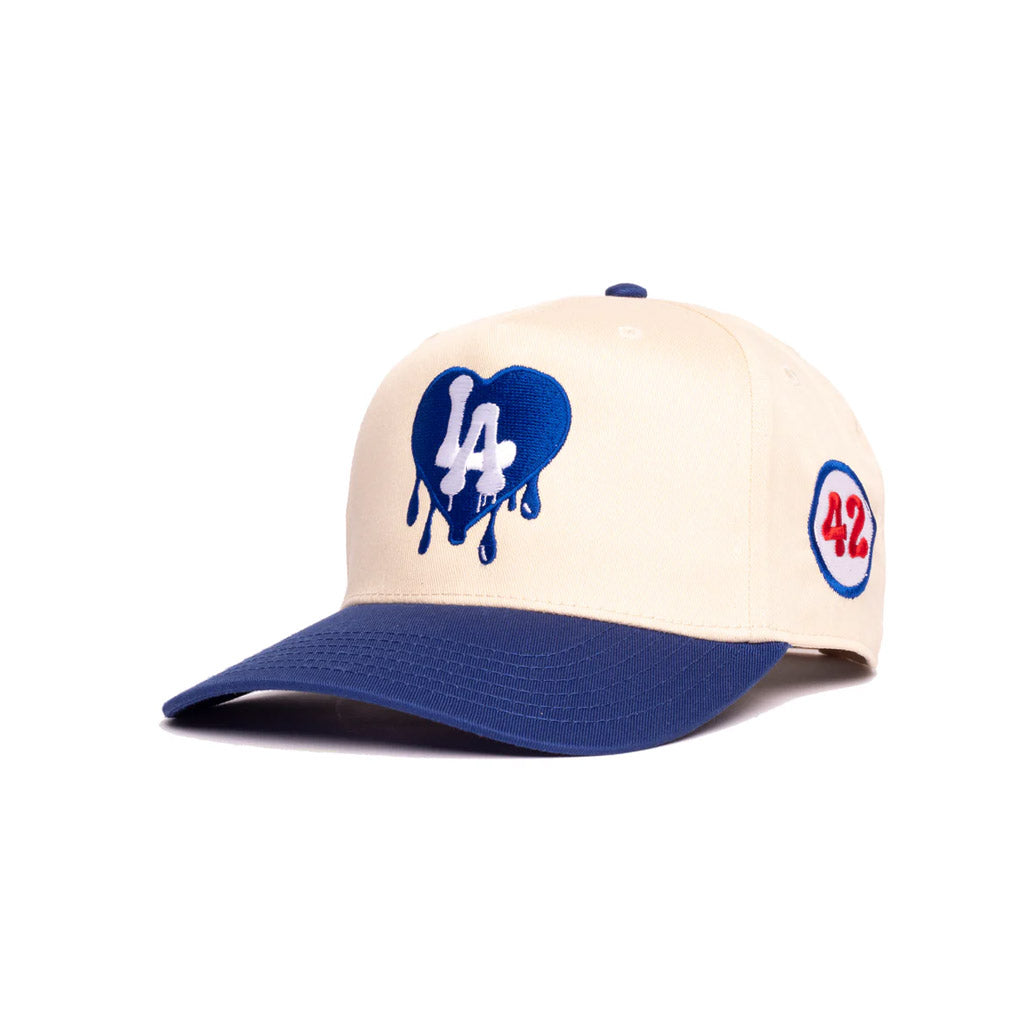 LA DRIP JACKIE ROBINSON TRIBUTE  NATURAL/ROYALBLUE - Collector Store