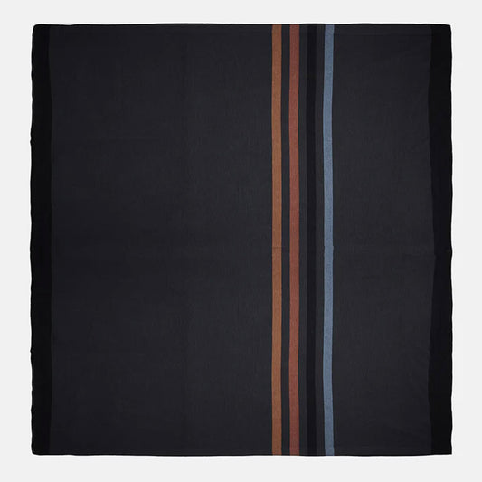 Sunday Morning Cotton Blanket Black - 250cm x 270cm - Collector Store