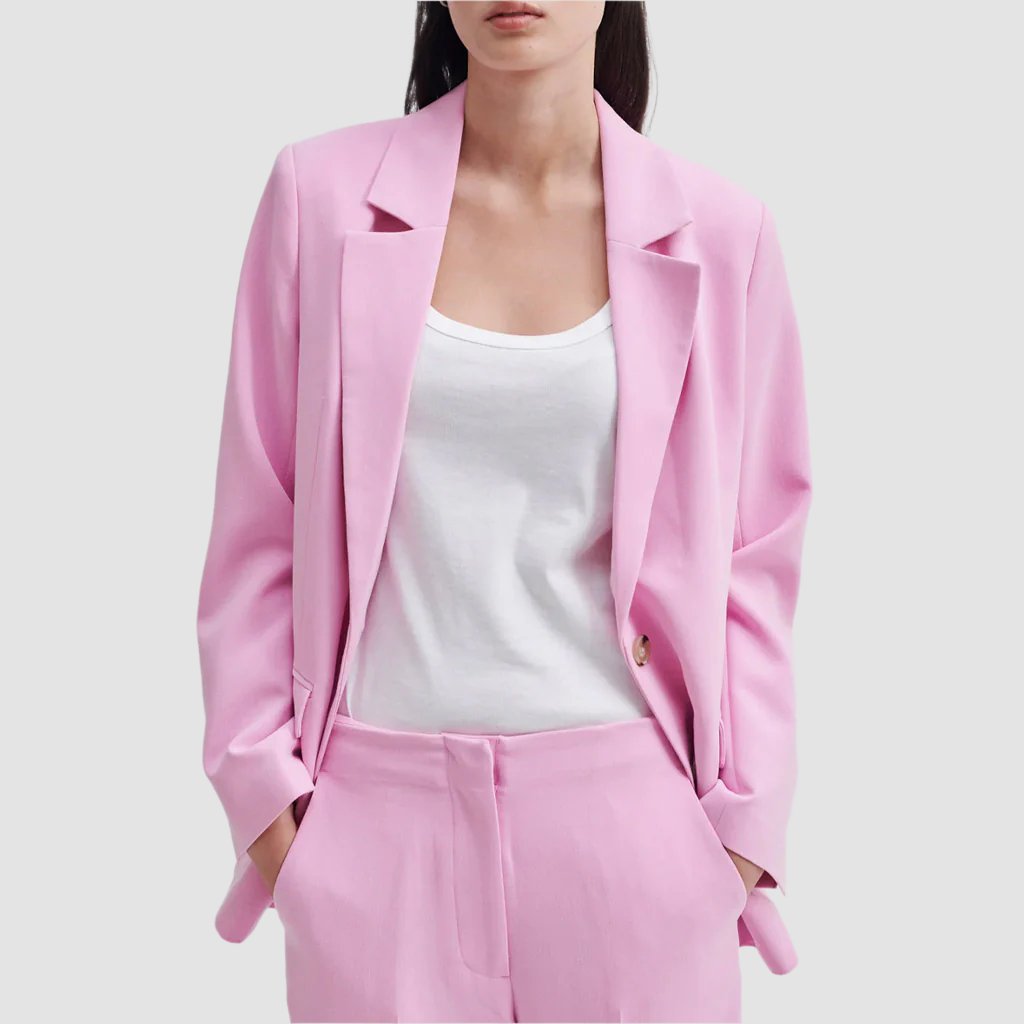 Second Female Evie Classic Blazer - Begonia Pink - Collector Store