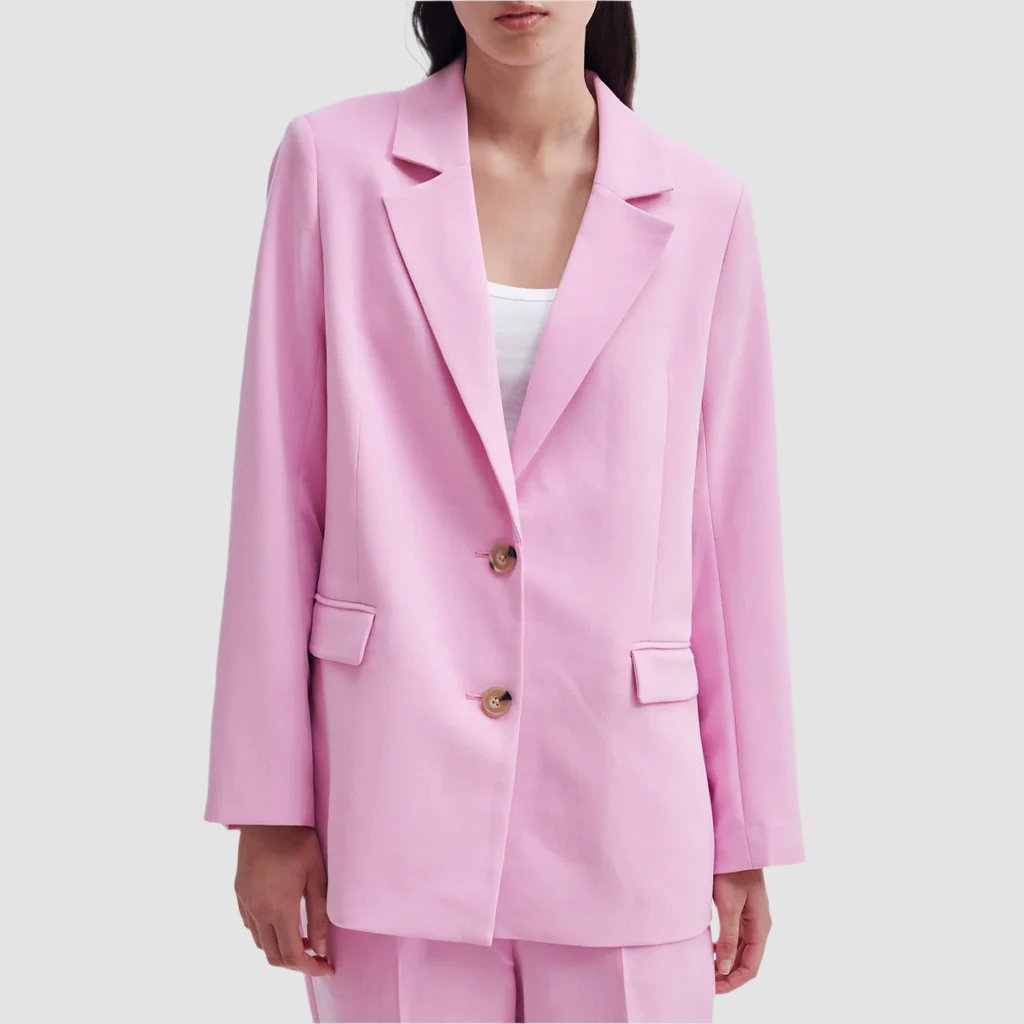 Second Female Evie Classic Blazer - Begonia Pink - Collector Store