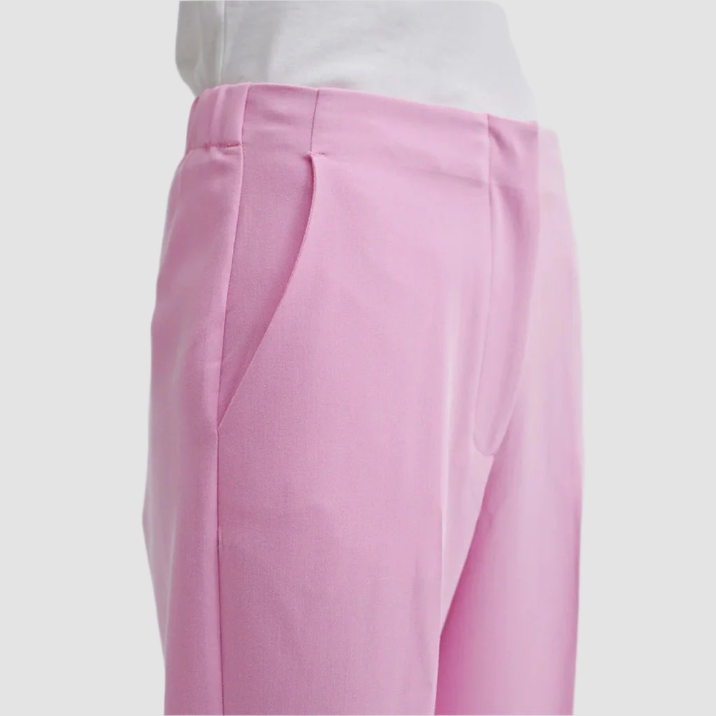 Second Female Evie Classic Trousers - Begonia Pink - Collector Store