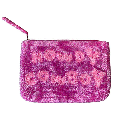 Jacksons Howdy Cowboy beaded purse - Candy Pink - Pink - Collector Store