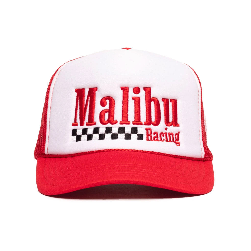 MALIBU RACING TRUCKER - WHITE / RED - Collector Store