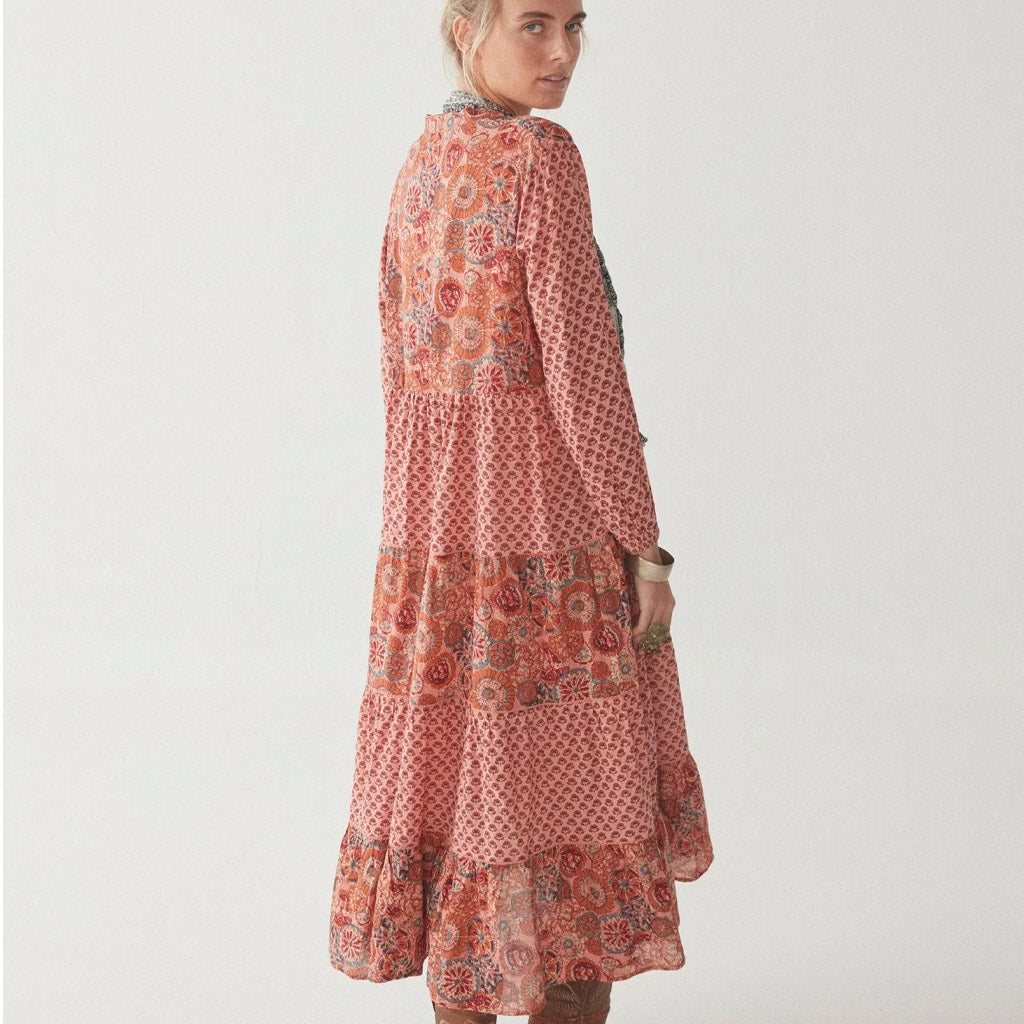 Maison Hotel Lala Dress - Rust Flamingo - Collector Store