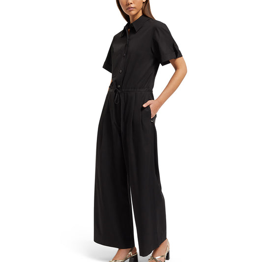 Scotch & Soda Wide-leg jumpsuit Evening Black - Collector Store