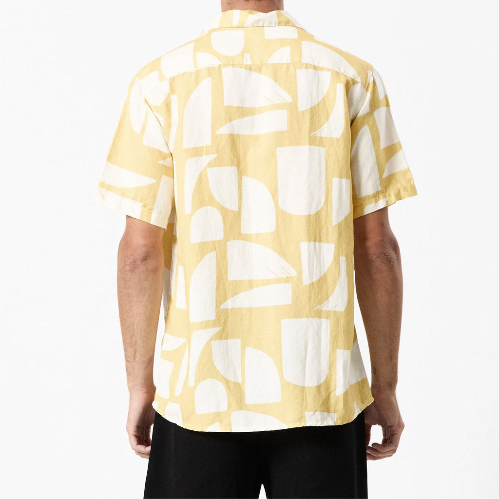 Mr Simple CUBAN BOWLER SHIRT Sunburst - Collector Store