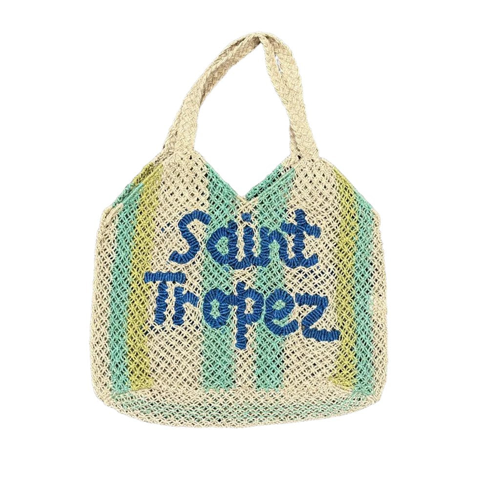 The Jacksons - SAINT TROPEZ - Natural /Lime/Aqua - Cobalt - Collector Store