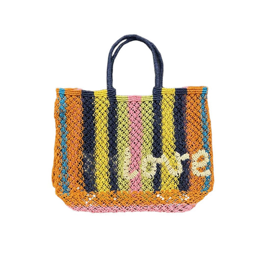 The Jacksons - Lavina Bag - LOVE - Multi Colour - Natural - Collector Store