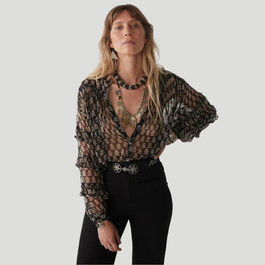 Maison Hotel - Venice Blouse - Ying Yang - Collector Store