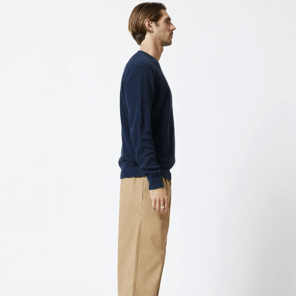 MR SIMPLE : SORRENTO KNIT : NAVY - Collector Store
